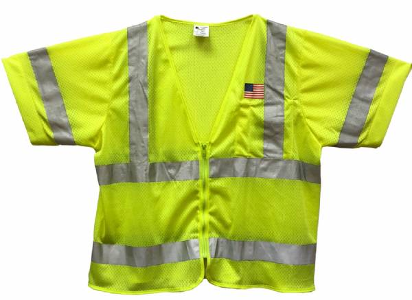 Lime/green ANSI Class 3 Mesh Vest - 4XL